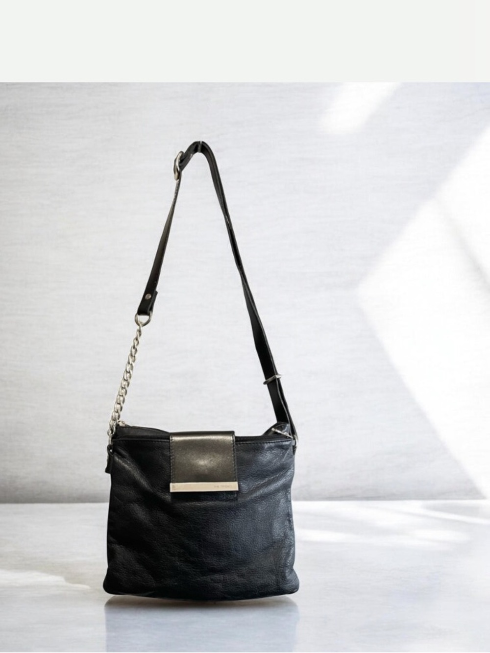 Original The Trend Italian Made Black Crossbody Bag